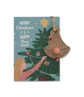 Blossombs Semínková bomba - Vánoční ozdoba - Stromeček (1 ks) - krásná vánoční drobnůstka