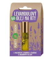 Purity Vision Levandulový olej na rty BIO (10 ml) - voňavá pomoc vysušeným rtům