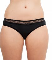 Pinke Welle Menstruační kalhotky "Malé černé" - střední a slabá menstruace - XL