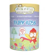 Jack n' Jill Zubní nit pro děti Fairy Floss (30 ks) - s držátkem ve tvaru žirafy