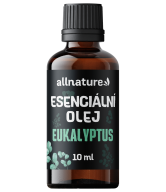 Allnature Esenciální olej Eukalyptus (10 ml) - při respiračních obtížích