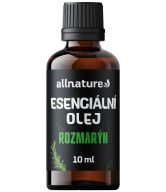 Allnature Esenciální olej Rozmarýn (10 ml) - energizuje a podporuje koncentraci