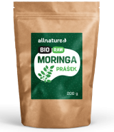 Allnature Moringa prášek RAW (200 g) - ideální pro vegetariány