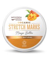 Wooden Spoon Mangové máslo proti striím BIO - 100 ml - zlepšuje elasticitu a pružnost pokožky