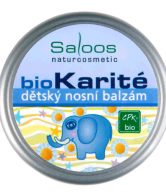 Saloos Dětský nosní balzám BIOKarité (19 ml) - s bambuckým máslem pro citlivou pokožku