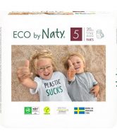 Eco by Naty Natahovací plenkové kalhotky Junior 5 (12-18 kg) (20 ks)
