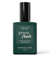 Manucurist Green Flash LED gel lak na nehty podkladový - Base Coat (15 ml) - 12-free a hema-free složení
