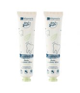 laSaponaria Sada 2x Bělicí zubní pasta WonderWhite - máta a aktivní uhlí BIO (2 x 75 ml) - vybělí chrup přírodní cestou