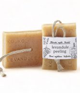 Mýdlárna Koukol Tuhé mýdlo peelingové - Levandule (90 g) - skvělé proti celulitidě