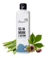 Natasha Gel na nádobí z kaštanů Citronová tráva - 500 ml - bojovník s mastnotou šetrný k pokožce