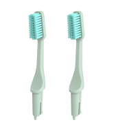 TIO TIOBRUSH Náhradní hlavice k zubnímu kartáčku (medium) - Cool Dew - 2 ks - II. jakost