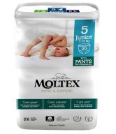 Moltex Natahovací plenkové kalhotky Pure & Nature - Junior 9-14 kg (20 ks)