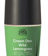 Urtekram Krémový deodorant roll-on s citron. trávou BIO (50 ml)