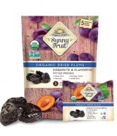 Sunny Fruit Švestky sušené na slunci BIO - 150 g (5 x 30 g) - šťavnaté a bez pecek