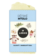 LEROS Dětské mýdlo (90 g) - s olivovým a mandlovým olejem