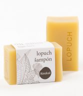 Mýdlárna Koukol Tuhý šampon proti lupům - Lopuch (70 g) - pomáhá s léčbou seborey