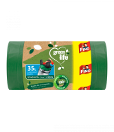 FINO Pytle na odpadky Green Life Easy pack 25 μm - 35 l (22 ks)