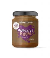 Allnature Mandlový krém (500 g) - jemně namleté neloupané mandle