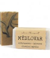 Mýdlovar Citrusovo-kávové čisticí mýdlo (60 g) - s jemným peelingem