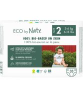 Eco by Naty Ekoplenky Mini 2 (3 - 6 kg) (33 ks) - z 55-60 % rozložitelné