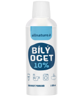 Allnature Bílý ocet 10% - 1 l - účinný pomocník pro čistou domácnost!