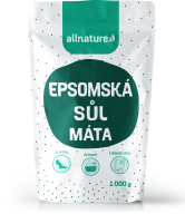 Allnature Epsomská sůl Máta (1 kg) - pro relaxaci těla a zlepšení spánku