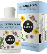 LEROS Dětský olej na tělíčko BIO (100 ml) - pro citlivou pokožku s uklidňující vůní