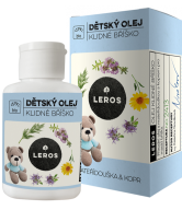 LEROS Dětský olej na klidné bříško BIO (60 ml) - pro masáž bříška