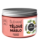 LEROS Šlehané tělové máslo BIO (150 ml) - Rozmarýn & jalovec - s arnikou