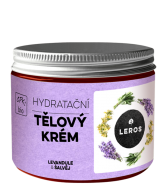 LEROS Hydratační tělový krém BIO (200 ml) - Levandule & šalvěj - s moringovým a sezamovým olejem