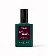 Manucurist Green Flash LED gel lak na nehty - Aubergine (15 ml) - sytě fialová lilková barva